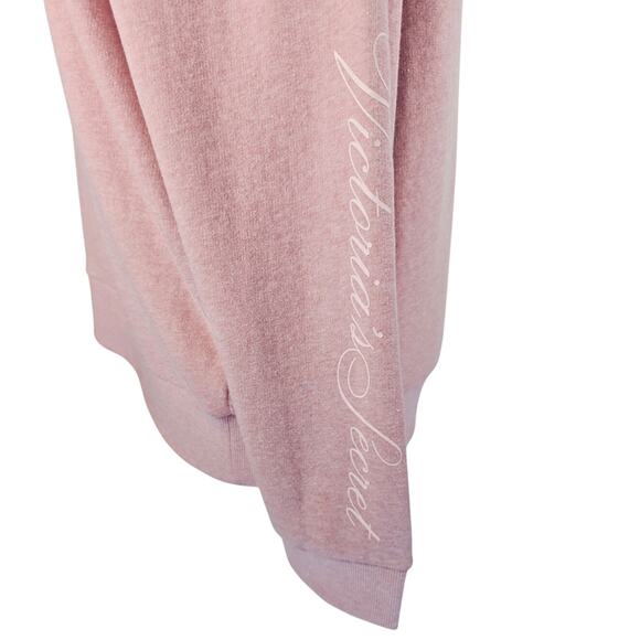 Victoria Secret Athletic Dusty Pink Women's Hooded Sweatshirt XL NWT - Picture 2 of 5